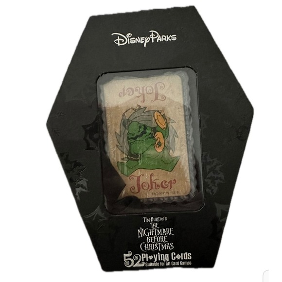 The Nightmare Before Christmas Haunt Manson Limited Edition Playing Cards New - Picture 1 of 3